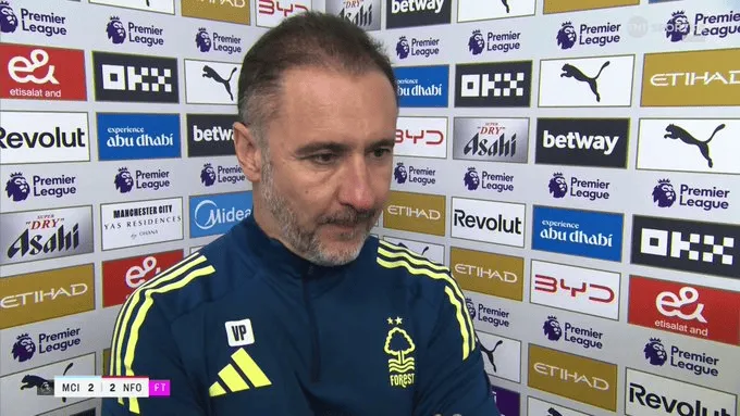 kaiyun-V-佩雷拉：不在乎对手是曼城还是谁，森林只要去拼都有机会